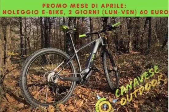 PROMO NOLEGGIO e-bike mese aprile