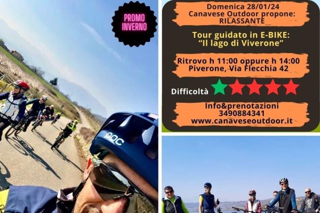 28/01/24 Tour guidato in E-BIKE: Il lago di Viverone - 1
